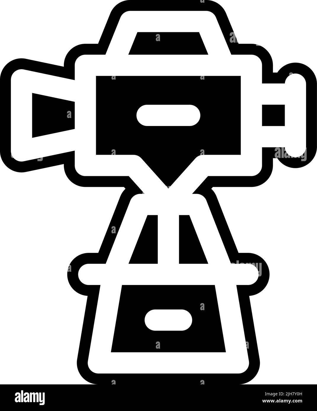 Premi icona cinema Illustrazione Vettoriale