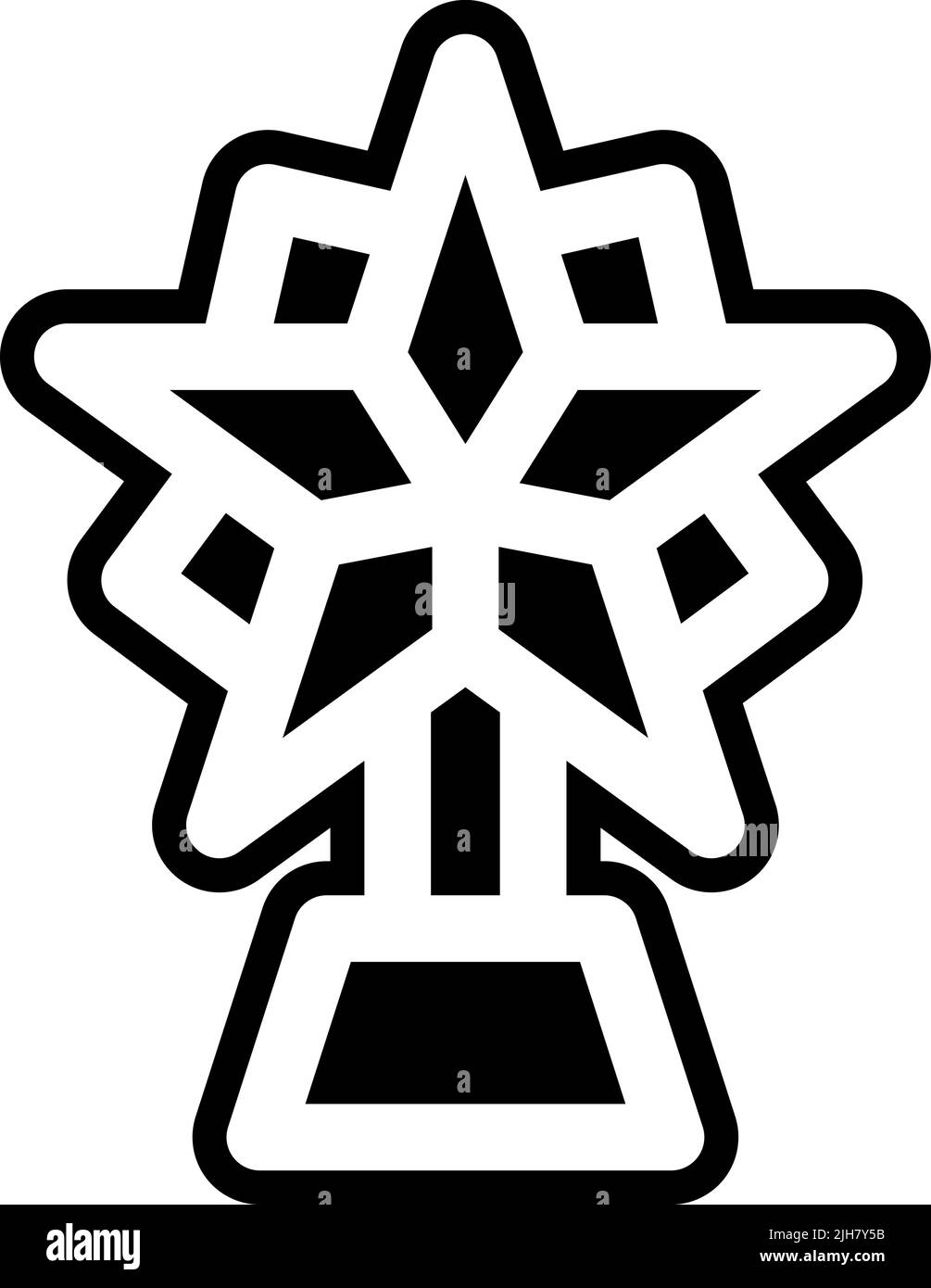 Icona dei trofei dei premi Illustrazione Vettoriale