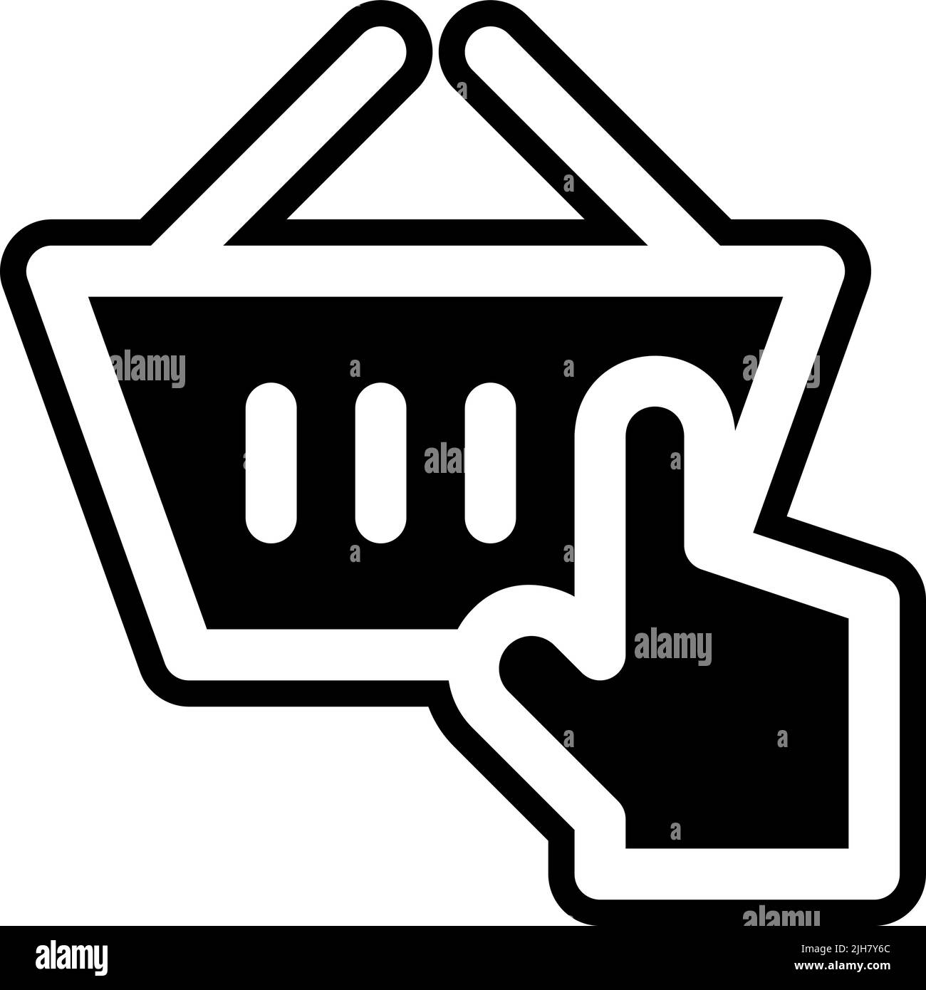 Icona Business Self Service Illustrazione Vettoriale