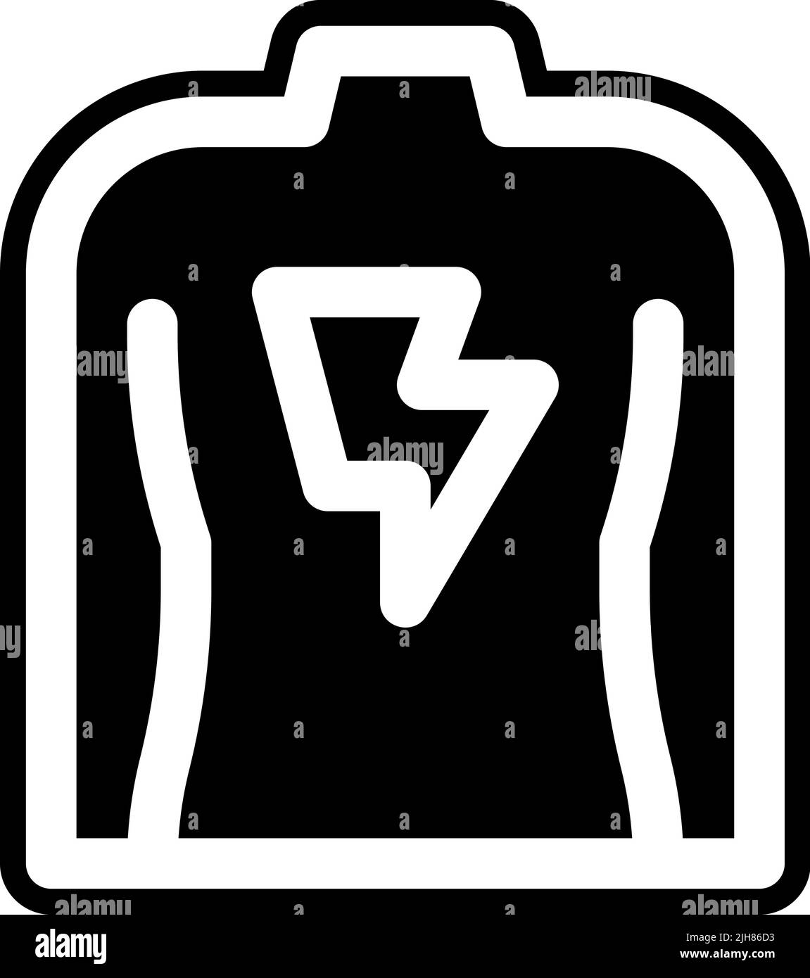 Icona mal di schiena salute miscellanea Illustrazione Vettoriale