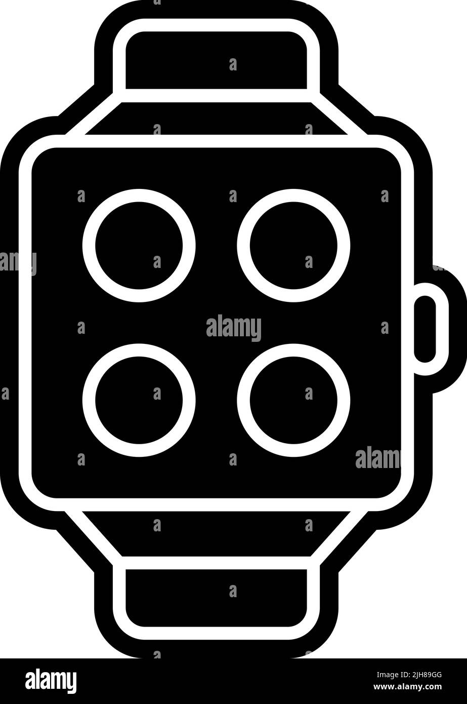 Icona Smart Home smartwatch Illustrazione Vettoriale