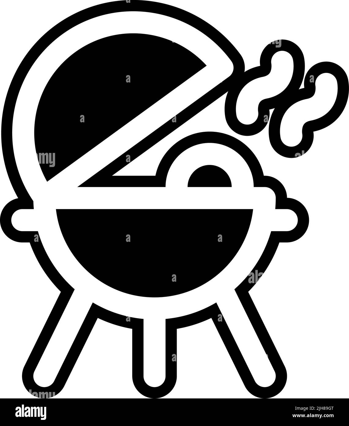 Festa e festa barbeque icona Illustrazione Vettoriale