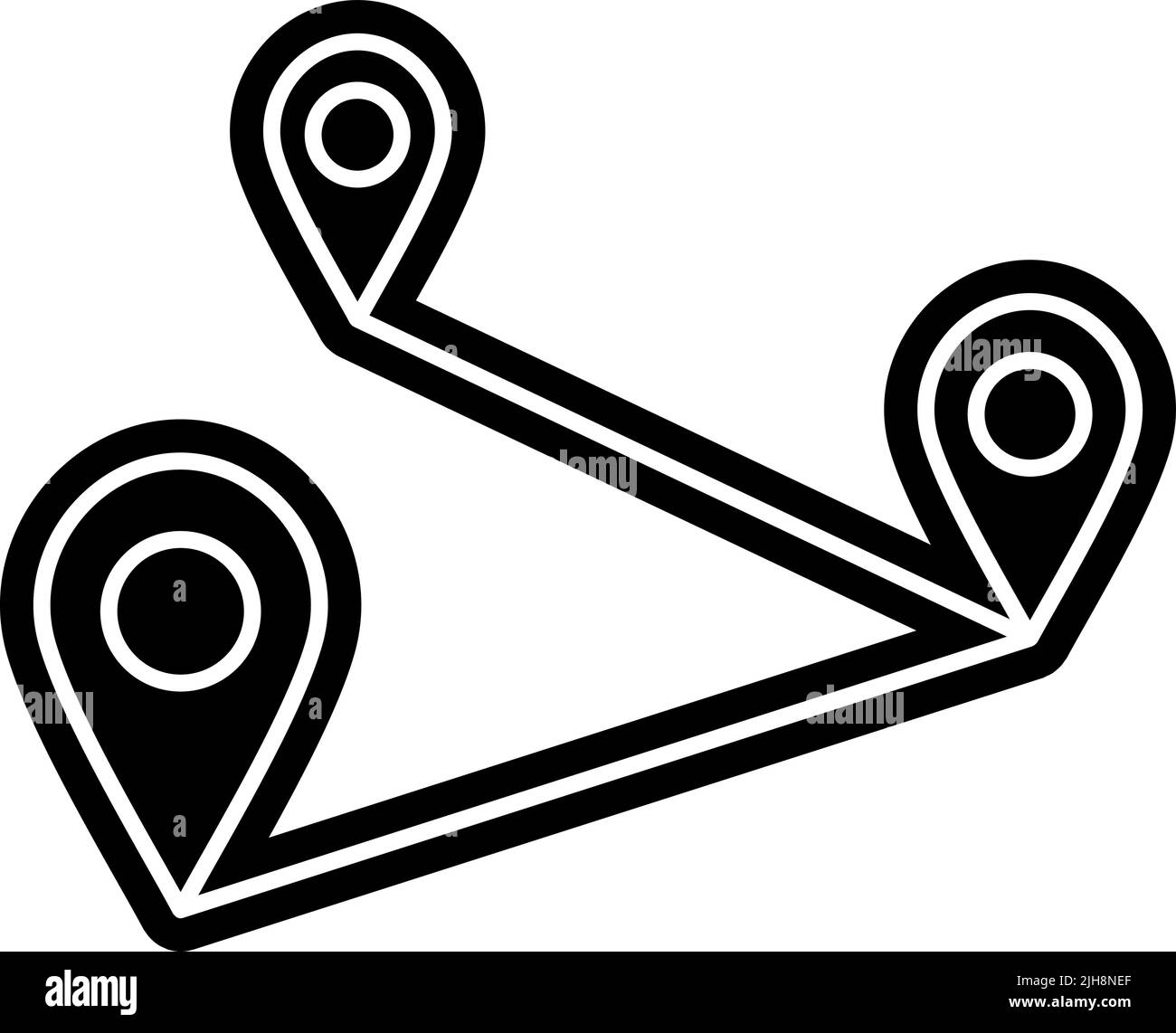 Navigazione elementi di base . Illustrazione Vettoriale