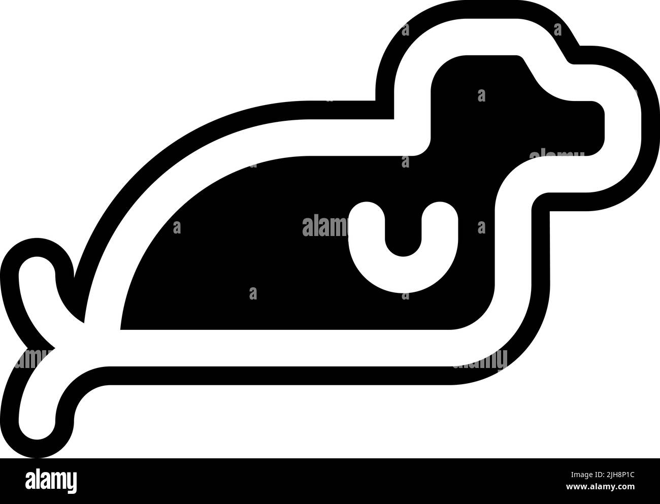 Sigillo per animali . Illustrazione Vettoriale