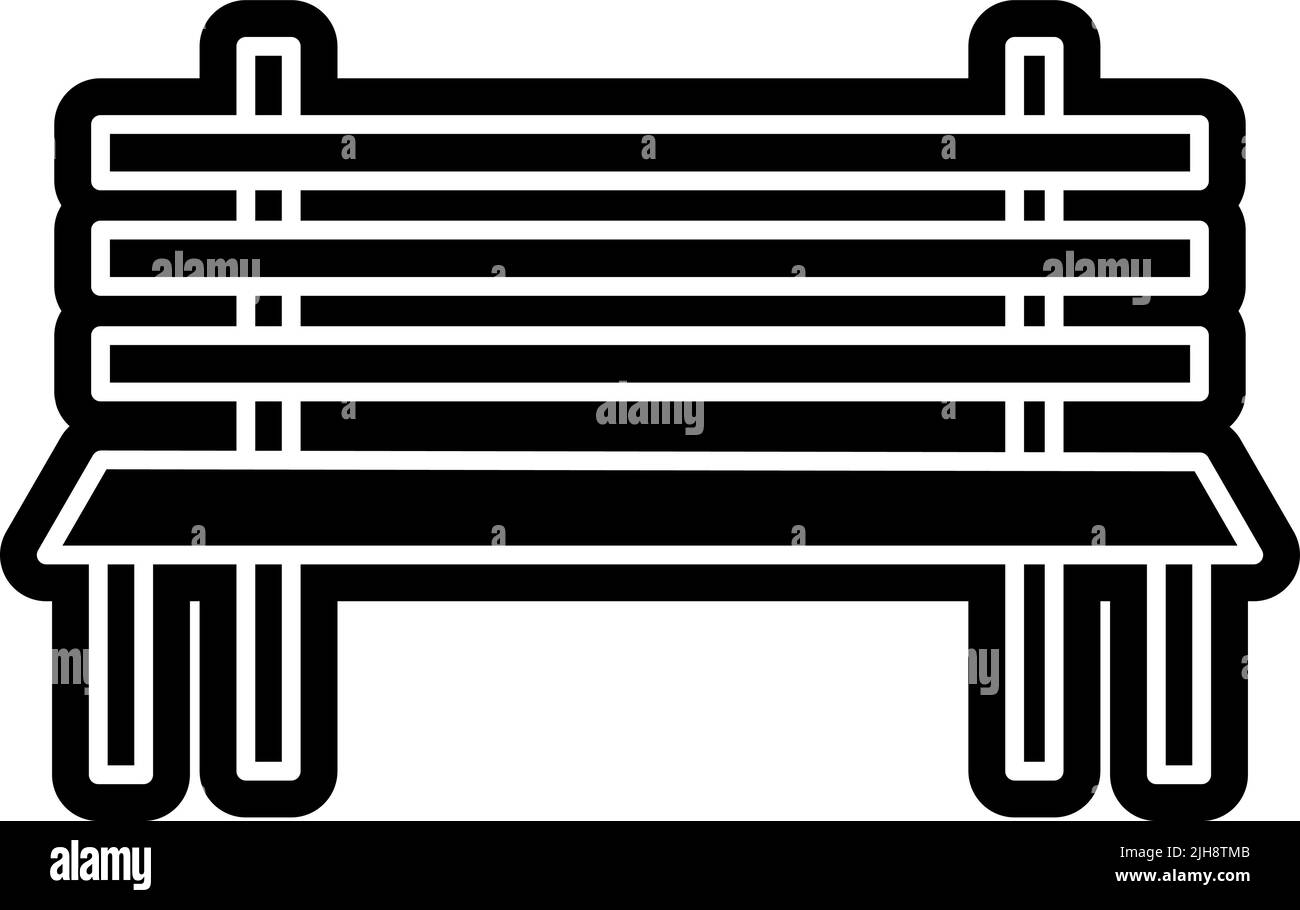 Banco autunnale . Illustrazione Vettoriale