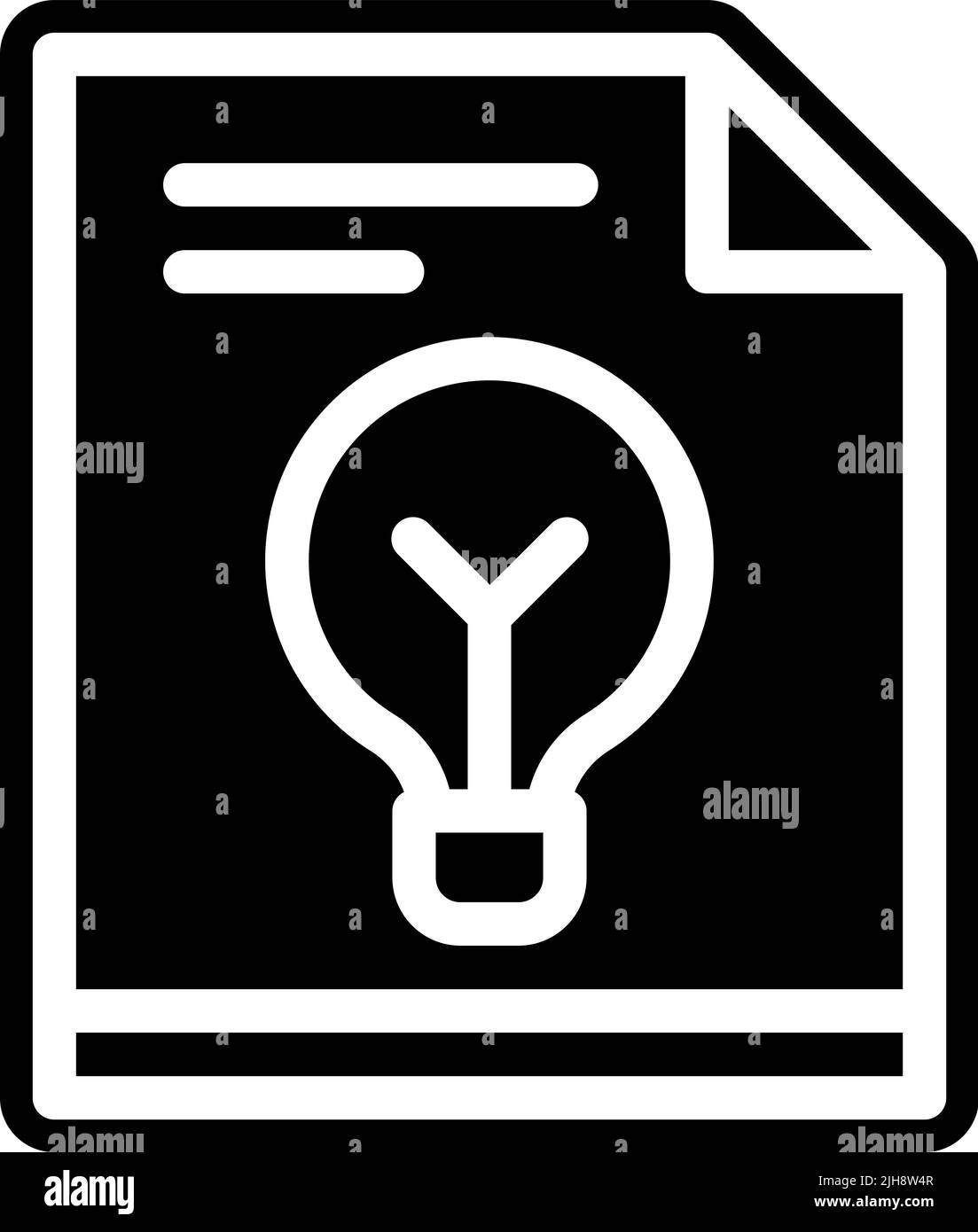 Idea di pensiero del disegno . Illustrazione Vettoriale