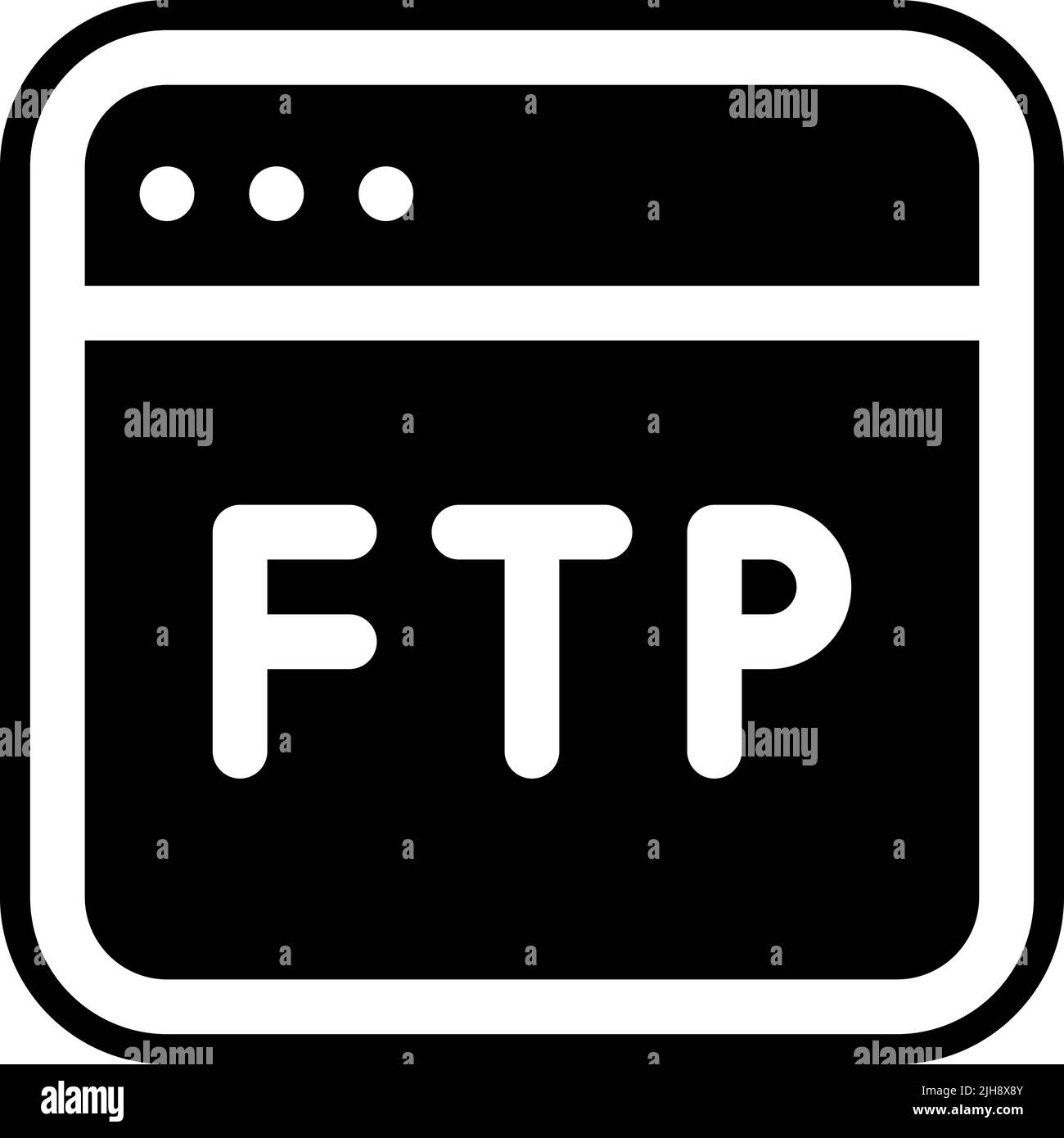 Browser per il trasferimento dei dati . Illustrazione Vettoriale