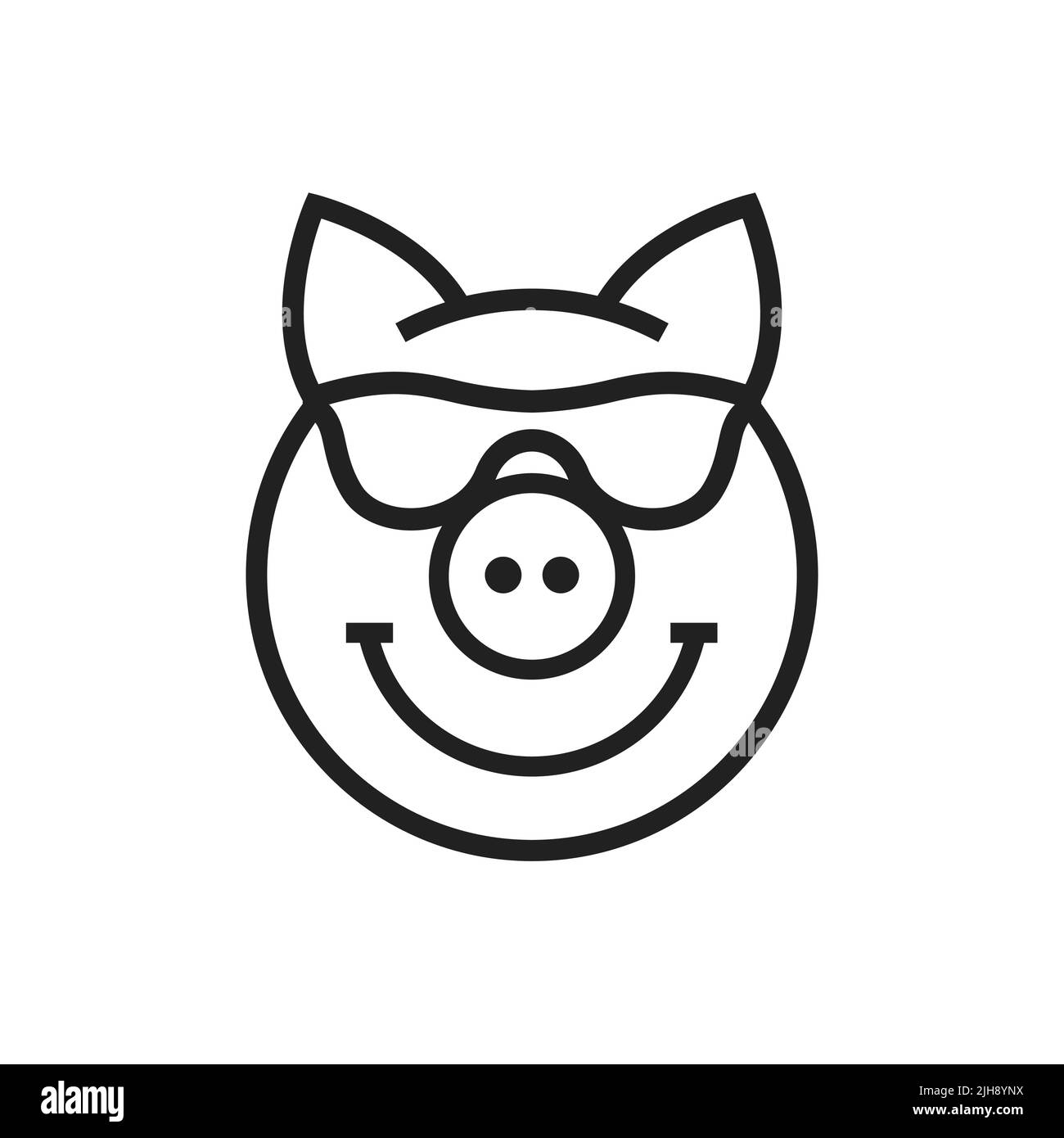 Cute pig kawaii style immagini e fotografie stock ad alta risoluzione - Alamy