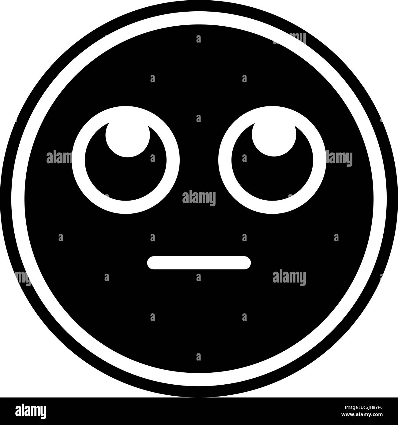 Emoji ed emoticon annoiavano. Illustrazione Vettoriale