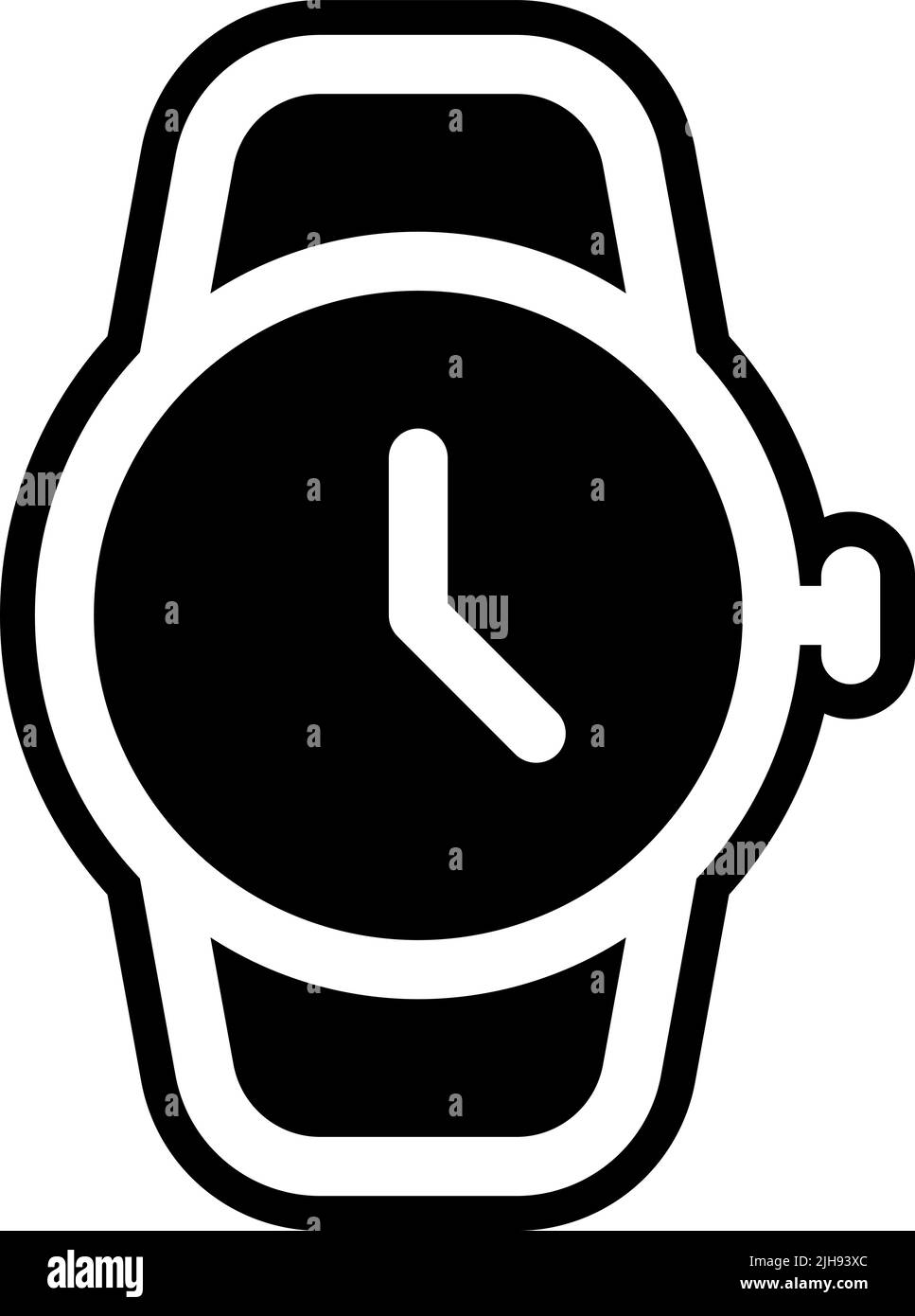 Applicazioni della schermata Home smartwatch . Illustrazione Vettoriale