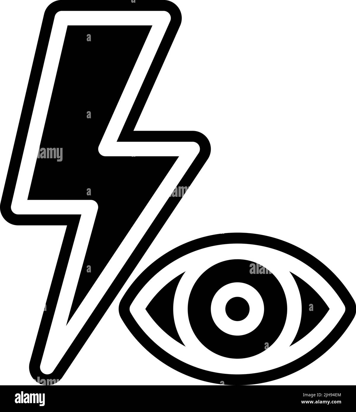 Flash fotografico . Illustrazione Vettoriale