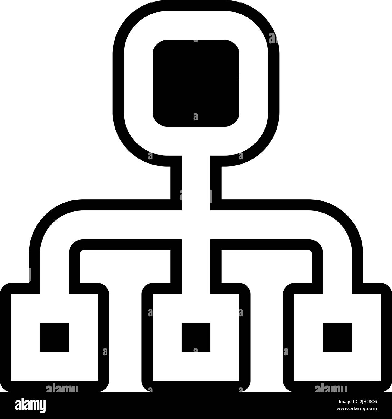 SEO e Sem sitemap . Illustrazione Vettoriale