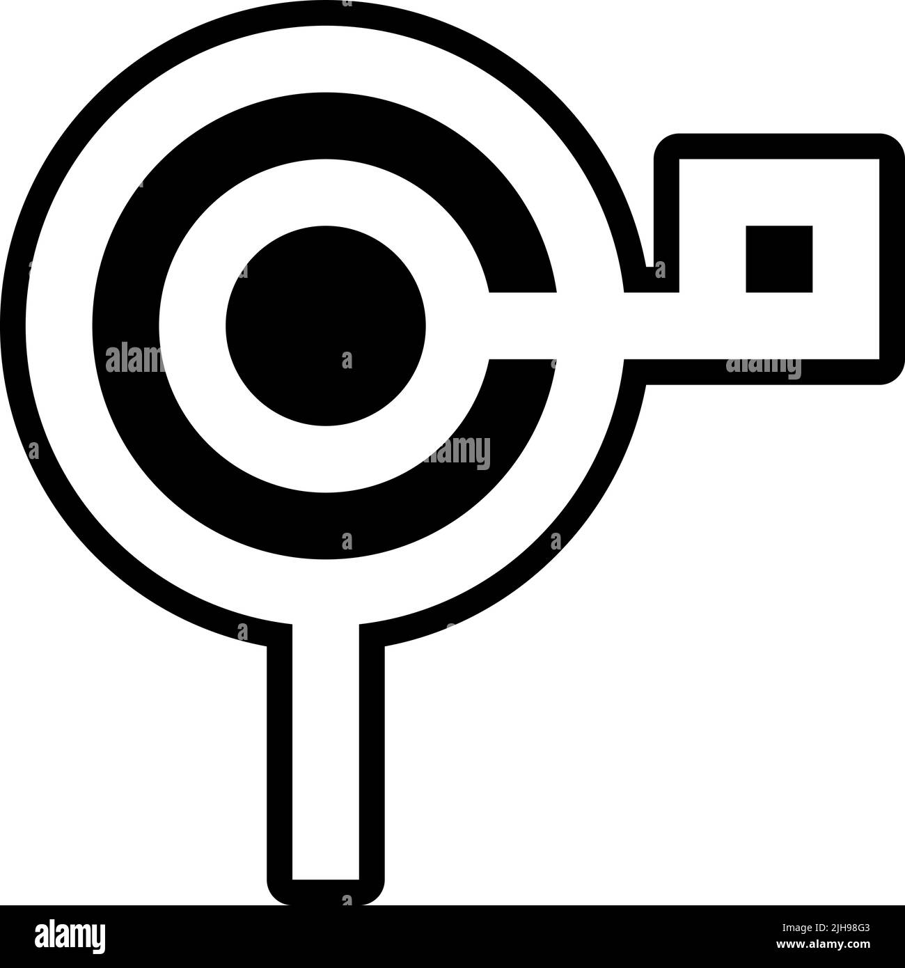 SEO e Sem parola chiave . Illustrazione Vettoriale