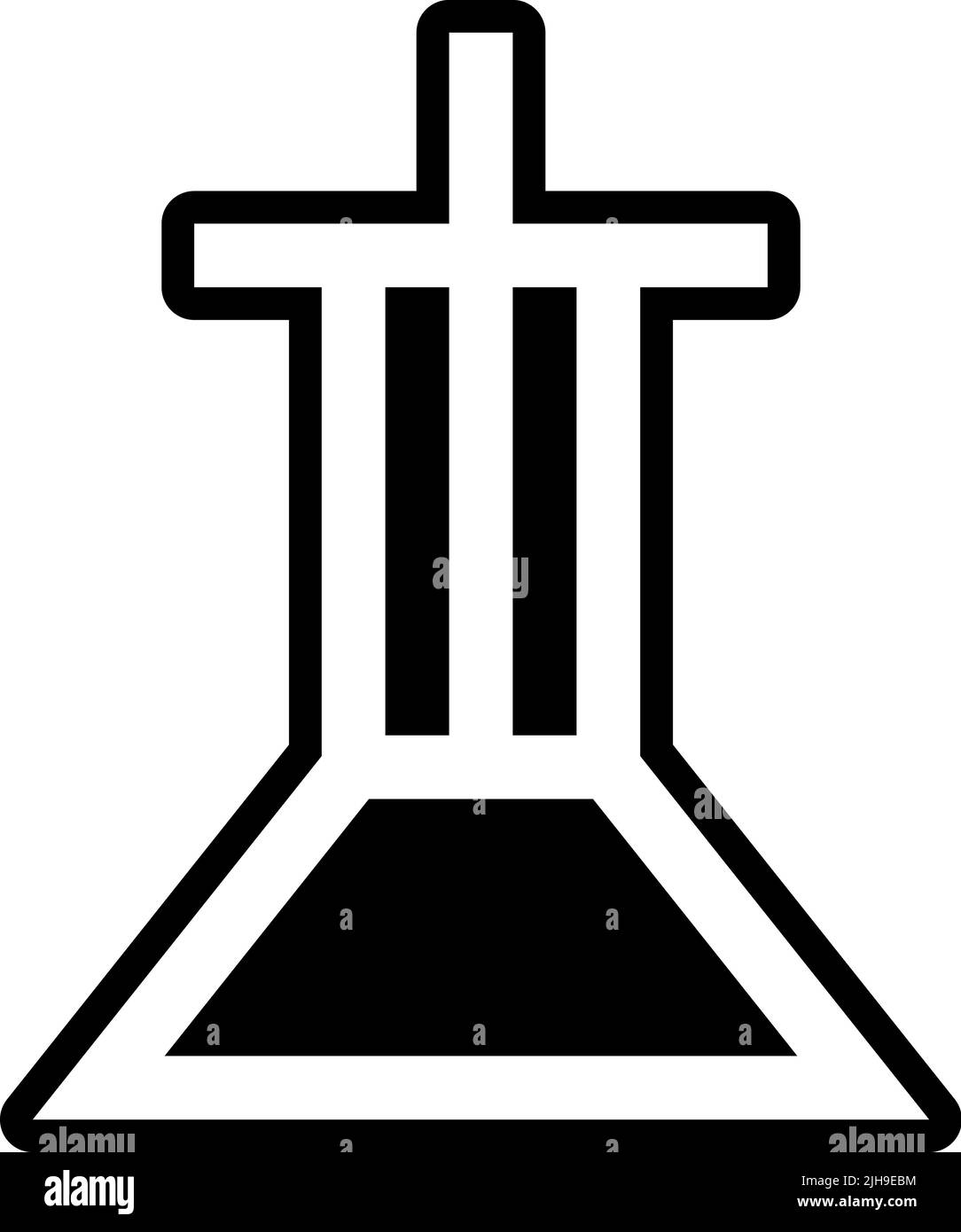 Monumento del Cile . Illustrazione Vettoriale