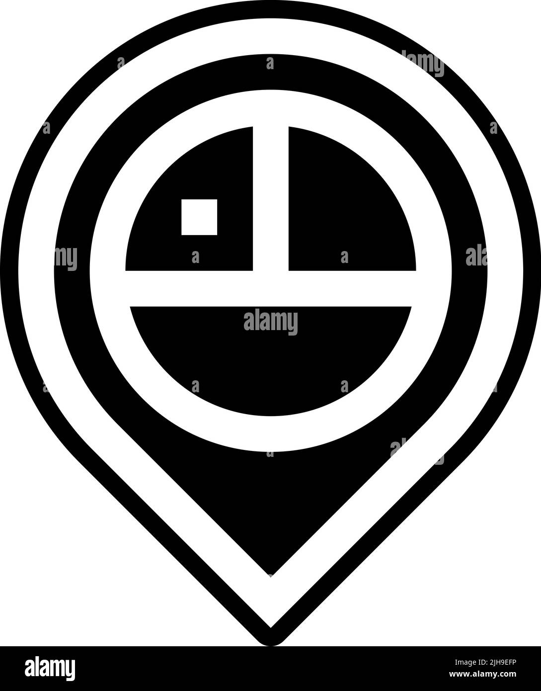 Cile sede . Illustrazione Vettoriale