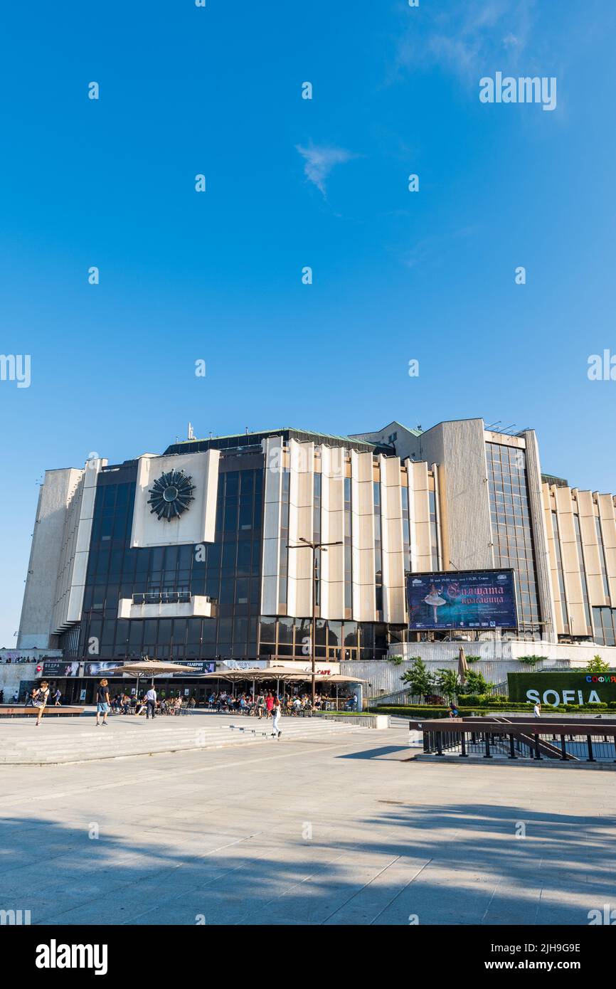 Sofia, Bulgaria - Luglio 2022: Palazzo Nazionale della Cultura a Sofia, Bulgaria. Foto Stock