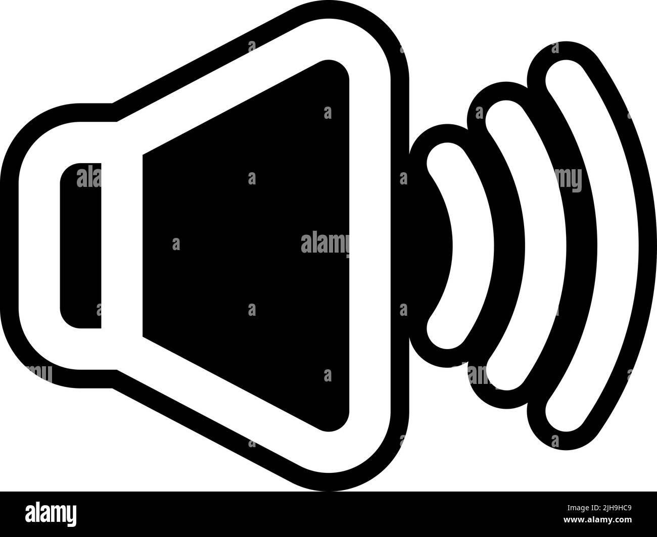 Altoparlante ui Essentials . Illustrazione Vettoriale