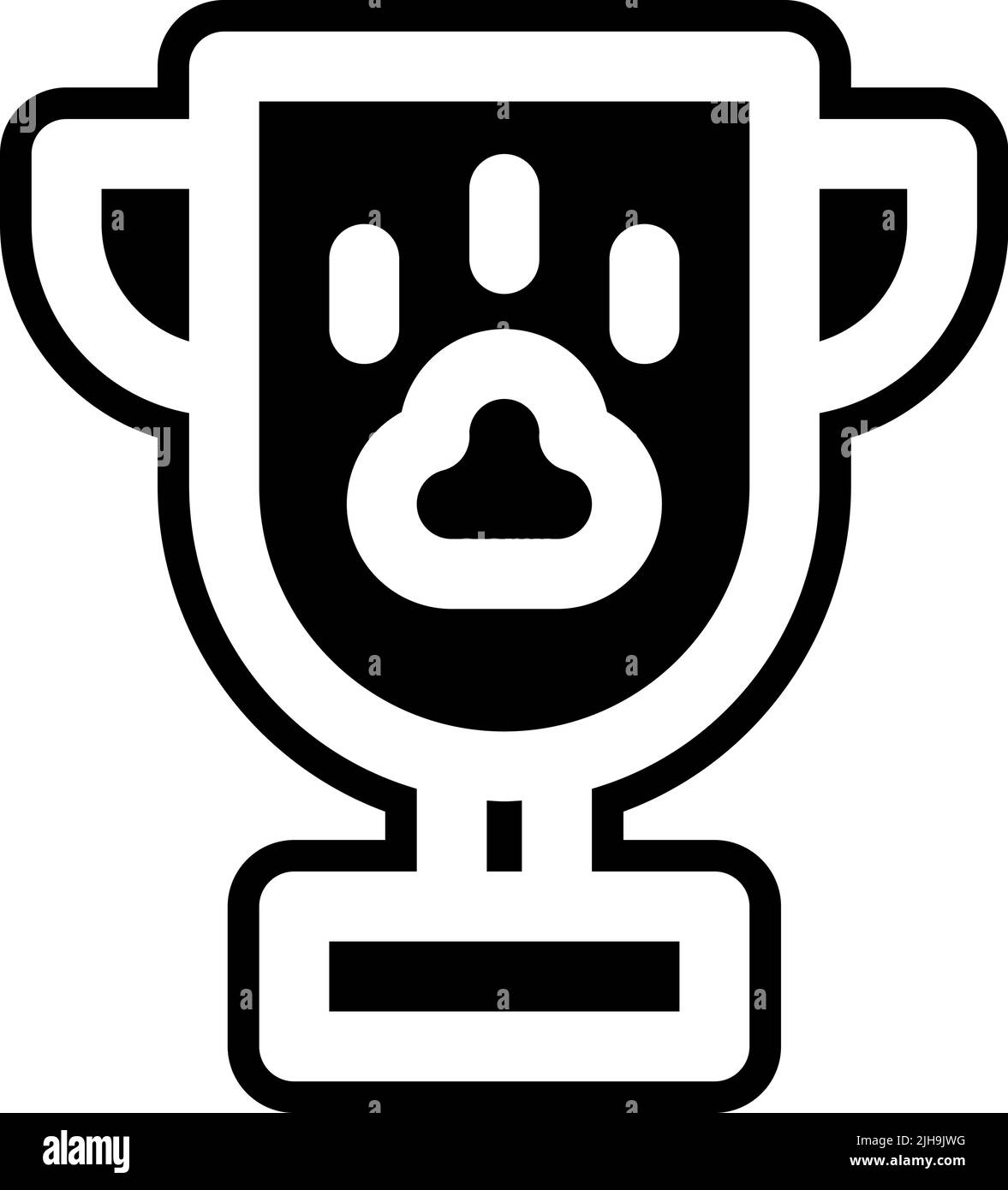 Trofeo PET . Illustrazione Vettoriale