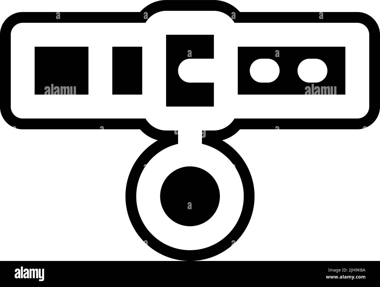 Collare per animali domestici . Illustrazione Vettoriale