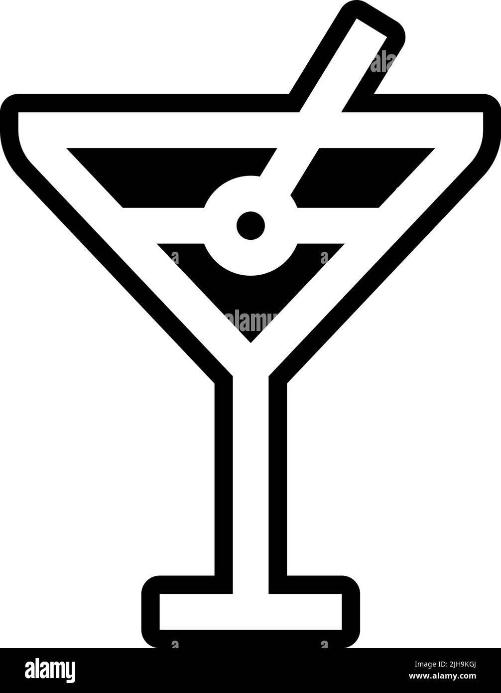 Italia martini . Illustrazione Vettoriale