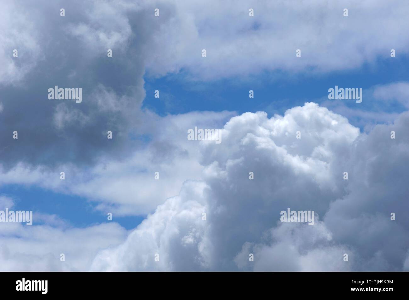 aria, atmosfera, blu, clima, nuvole, cumulus, natura, stagione, cielo, sfondo, beat, beautiful, beauty, blue, brindle, clima, nube, tempo Foto Stock