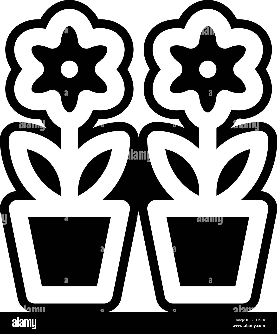 Fiore di mercato di strada. Illustrazione Vettoriale