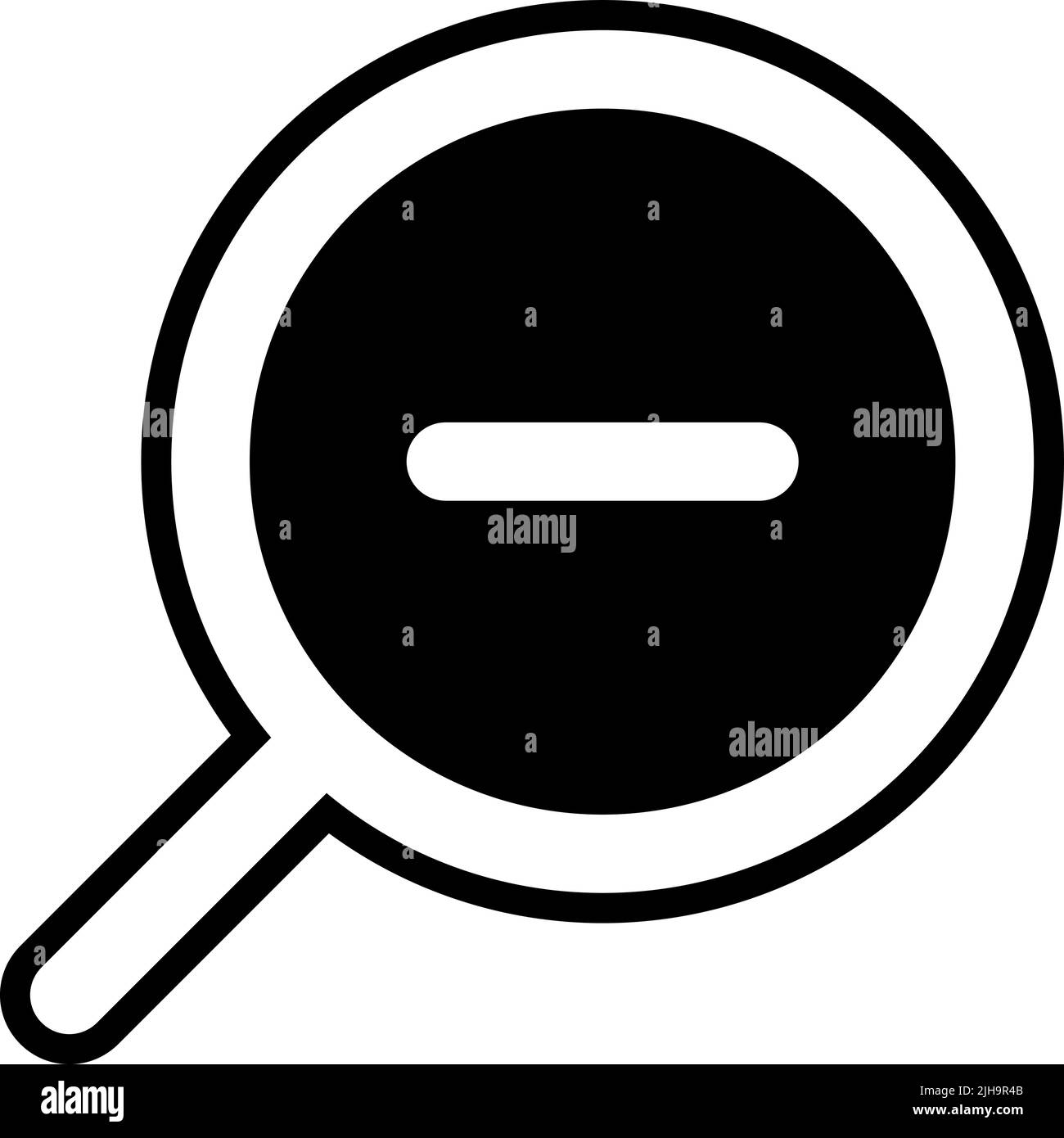 Interfaccia utente zoom indietro . Illustrazione Vettoriale