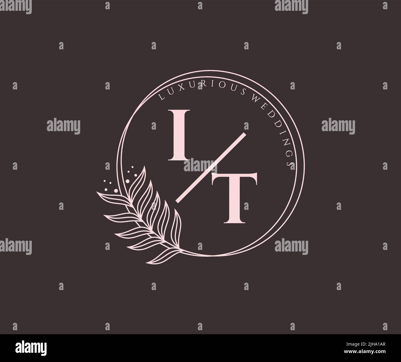 Si sigla lettera monogramma modello logo matrimonio, modelli moderni minimalisti e floreali disegnati a mano per le carte di invito, Salva la data, elegante Illustrazione Vettoriale