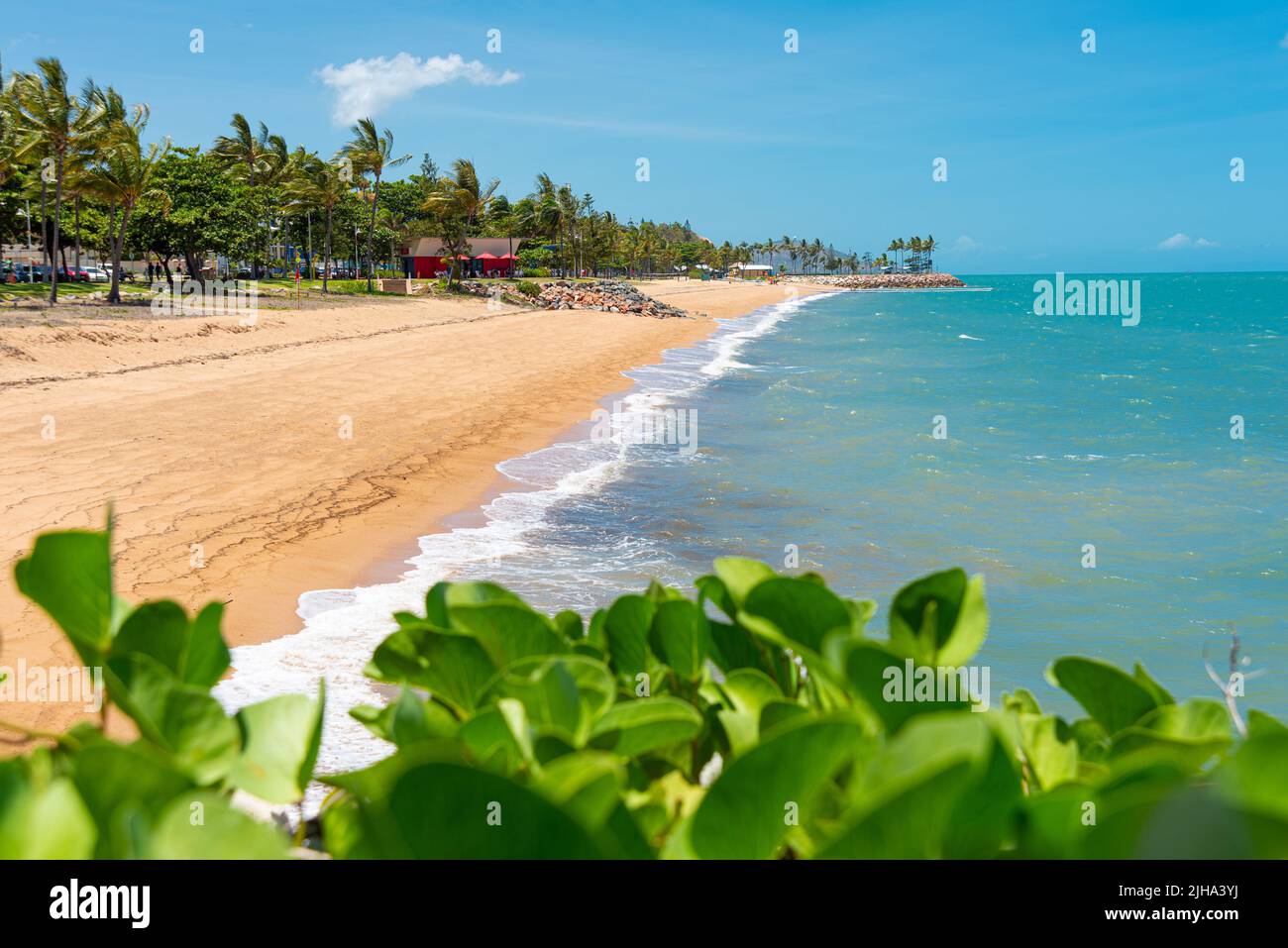 La spiaggia di Strand a Townsville North Queensland, Australia Foto Stock