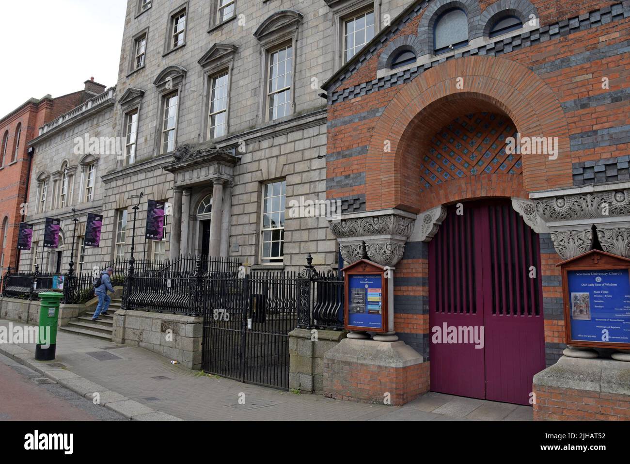 Newman University Church & Museum of Literature Ireland, a St Stephen's Green, Dublino, Irlanda. Foto Stock
