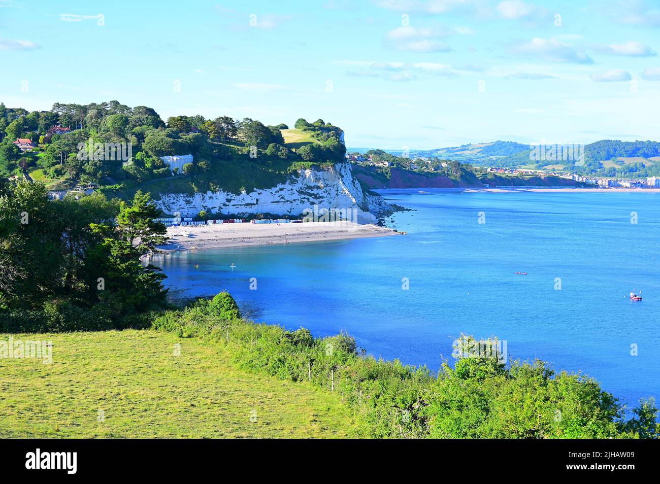 Beer e Seaton Devon villaggi Foto Stock