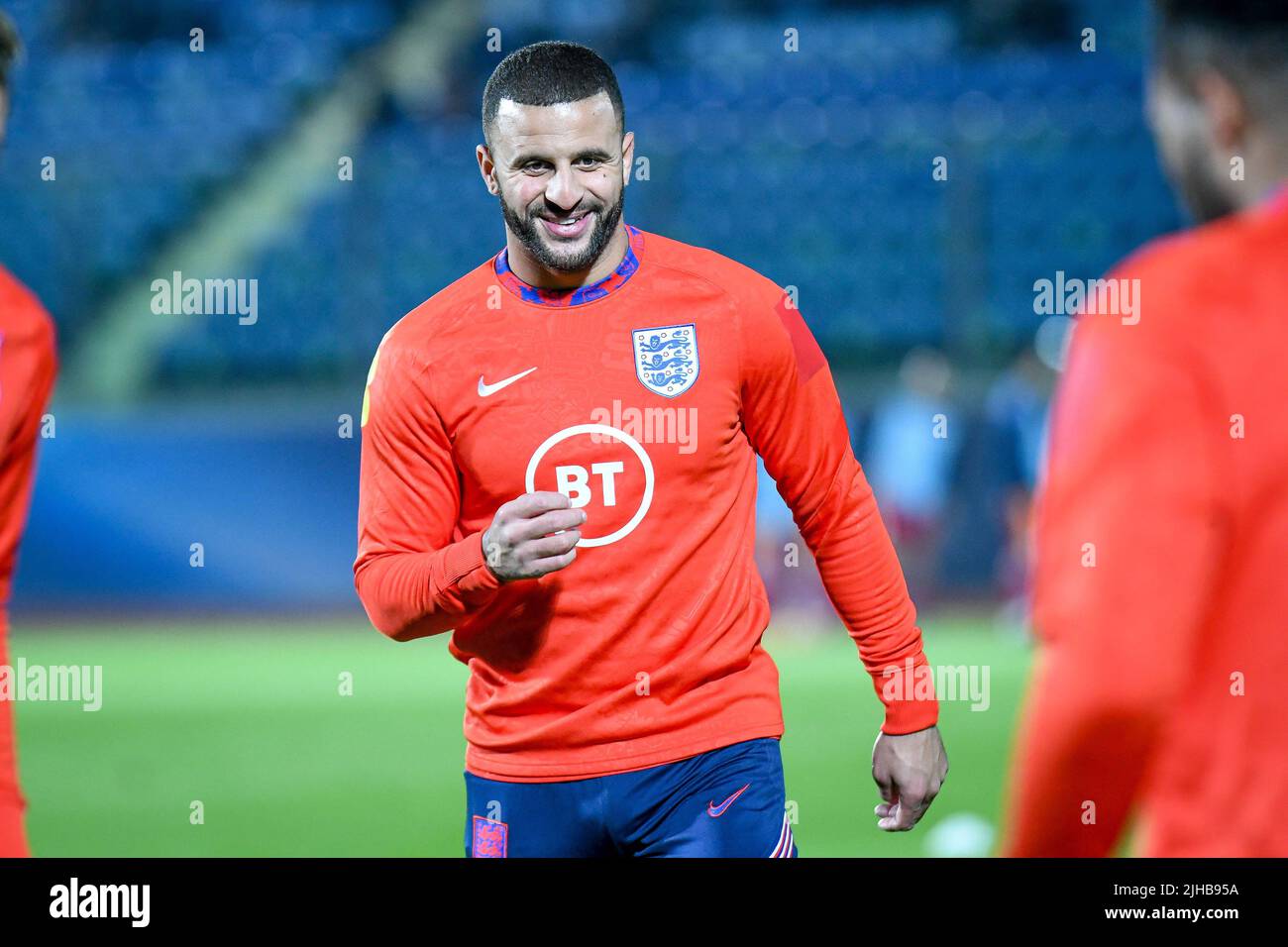 Stadio di San Marino, San Marino, Repubblica di San Marino, 15 novembre 2021, Kyle Walker in Inghilterra durante i qualificatori della Coppa del mondo Qatar 2022 - San Marino Foto Stock