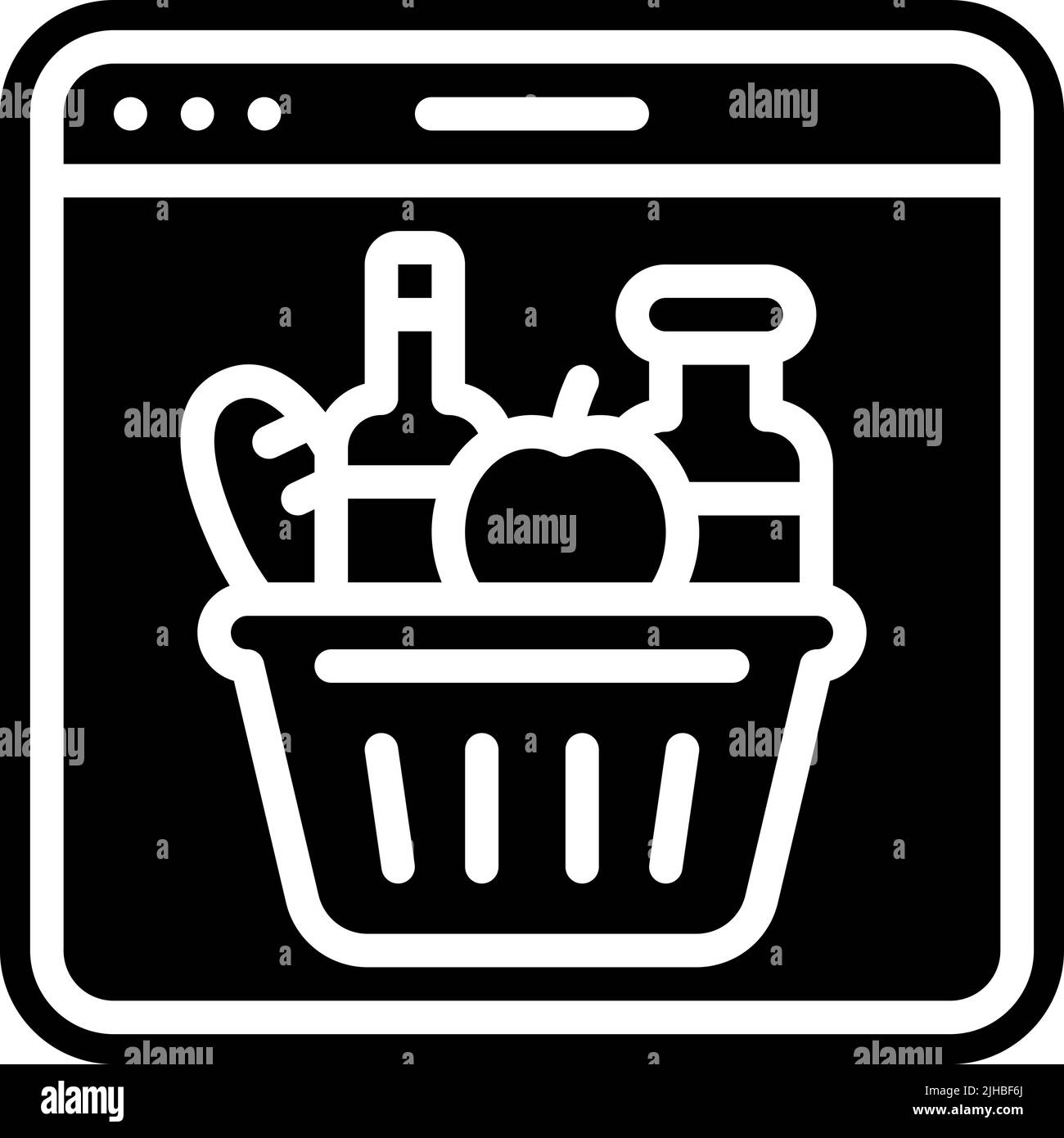 Convenienza shopping online . Illustrazione Vettoriale