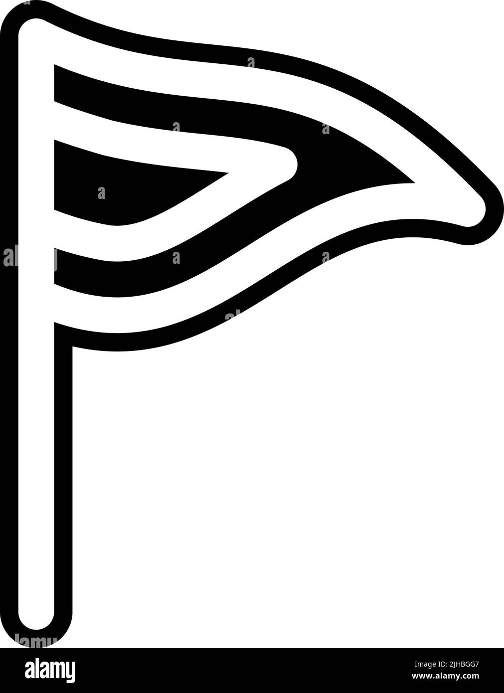 Bandiera del festival della barca del drago . Illustrazione Vettoriale