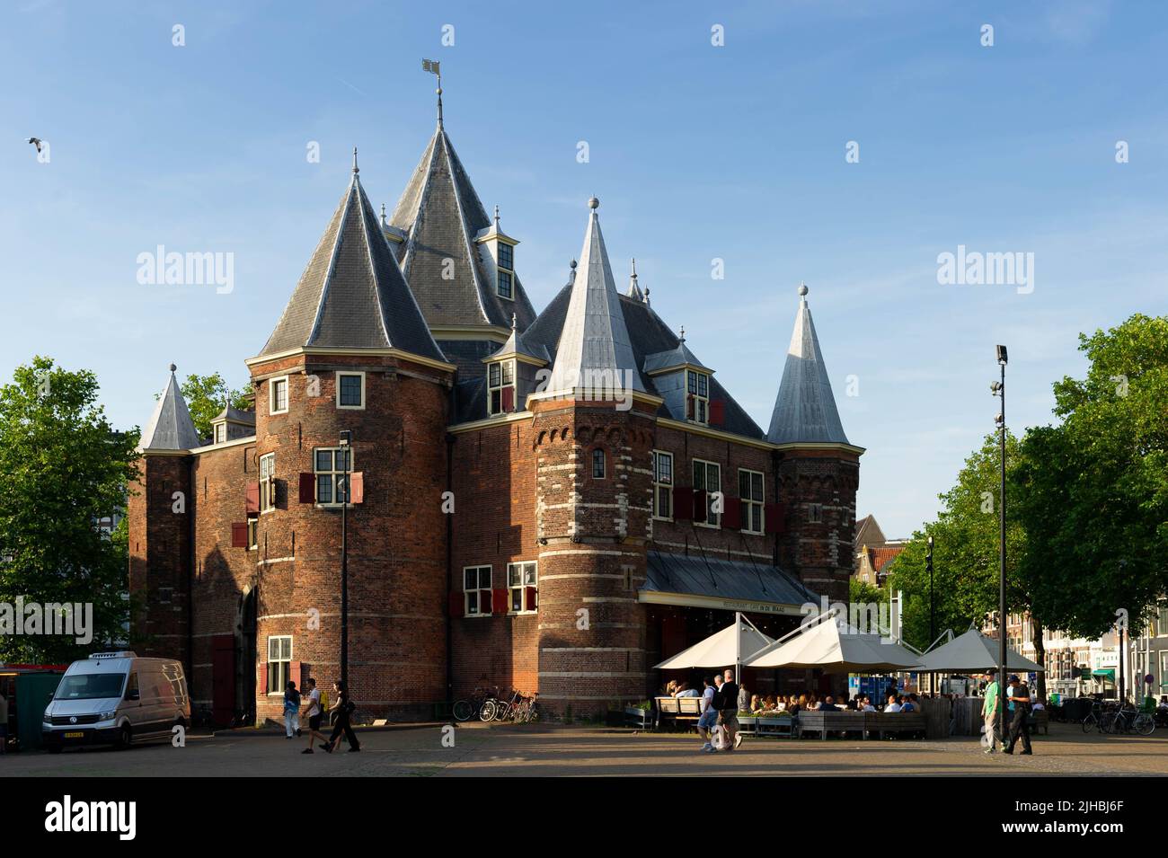 Ristorante a de Waag, Niewmarkt, Amsterdam, Paesi Bassi Foto Stock