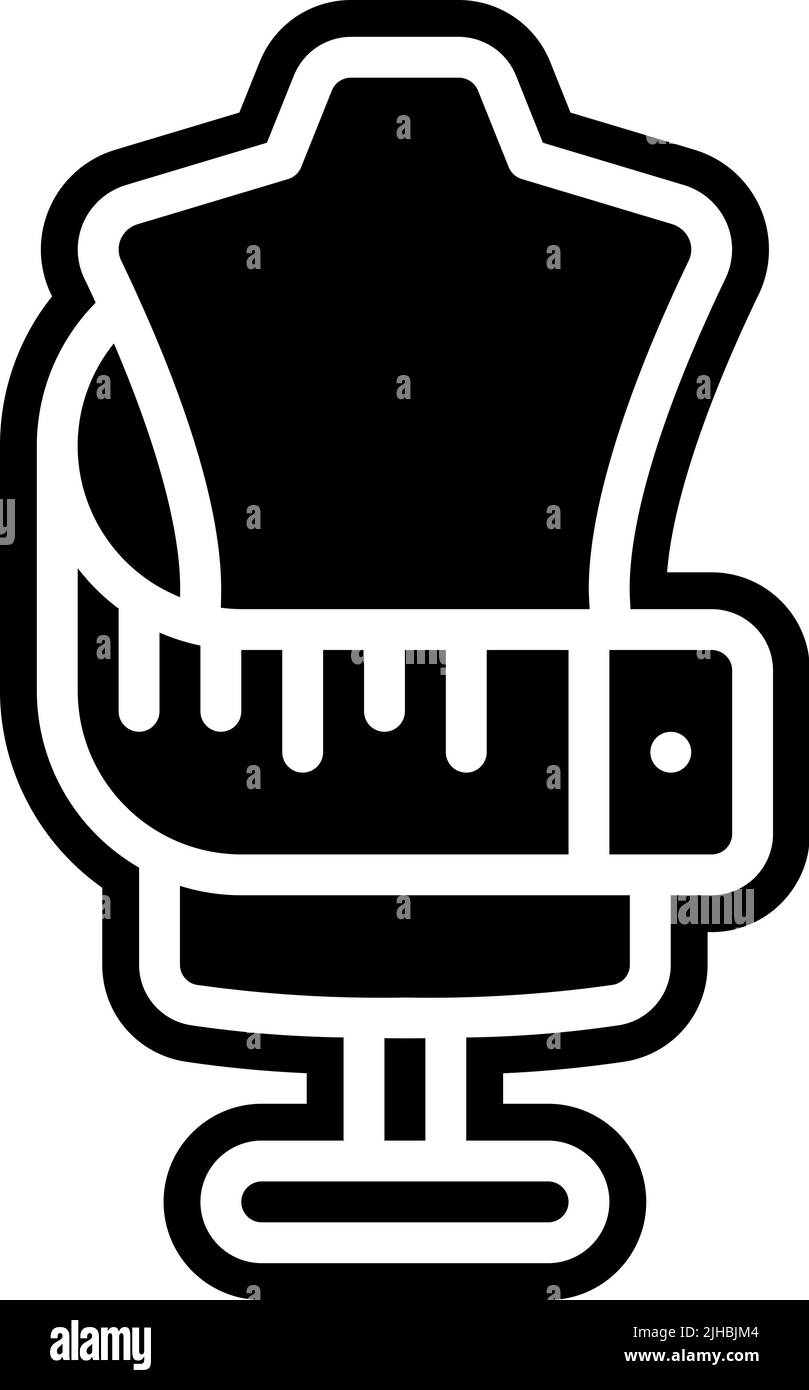 Argomenti di formazione manichino . Illustrazione Vettoriale