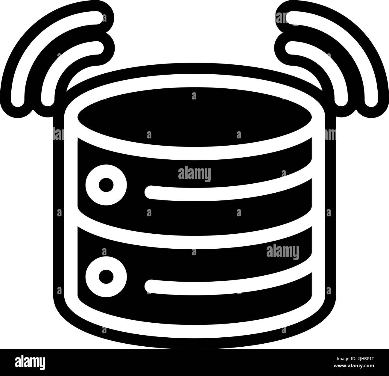 Server Internet delle cose . Illustrazione Vettoriale