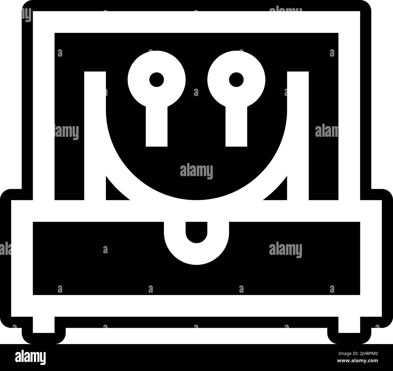 Scatola di gioielli . Illustrazione Vettoriale