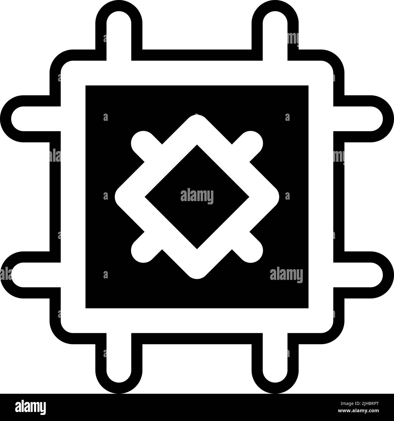 Chipset vari . Illustrazione Vettoriale