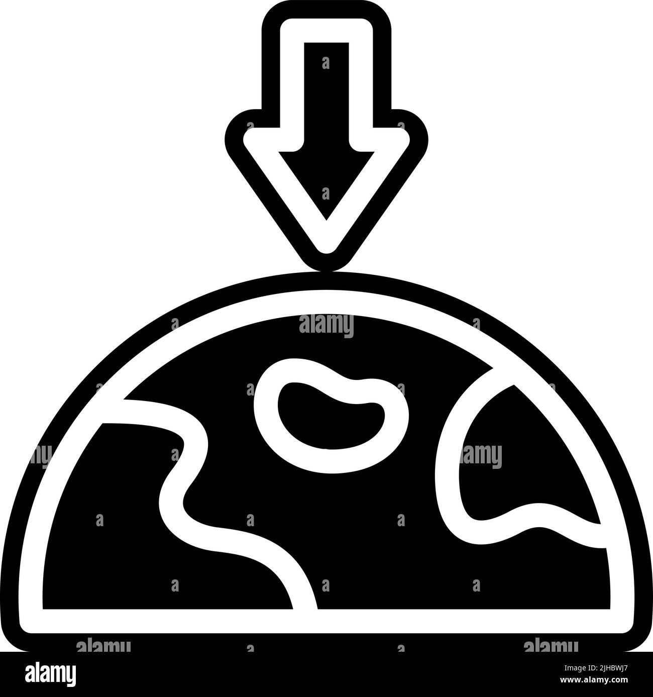 Gravità spaziale . Illustrazione Vettoriale