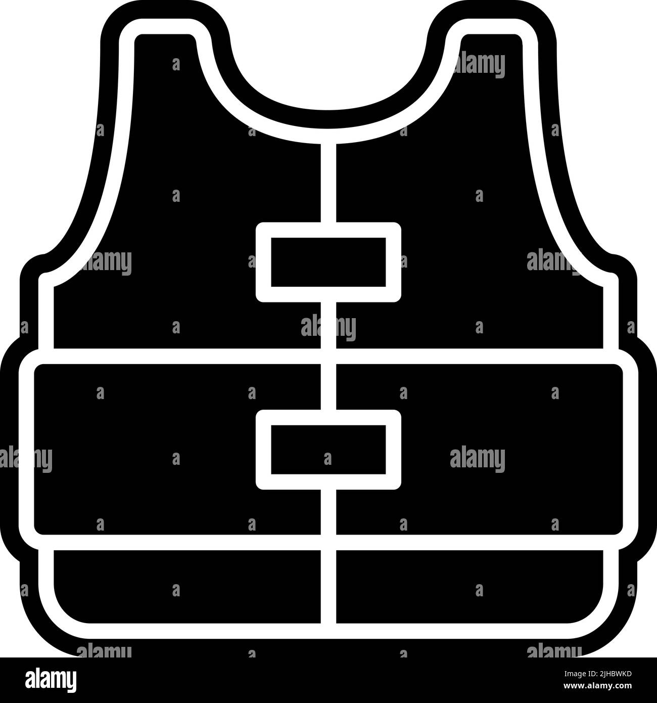 Giubbotto sportivo . Illustrazione Vettoriale