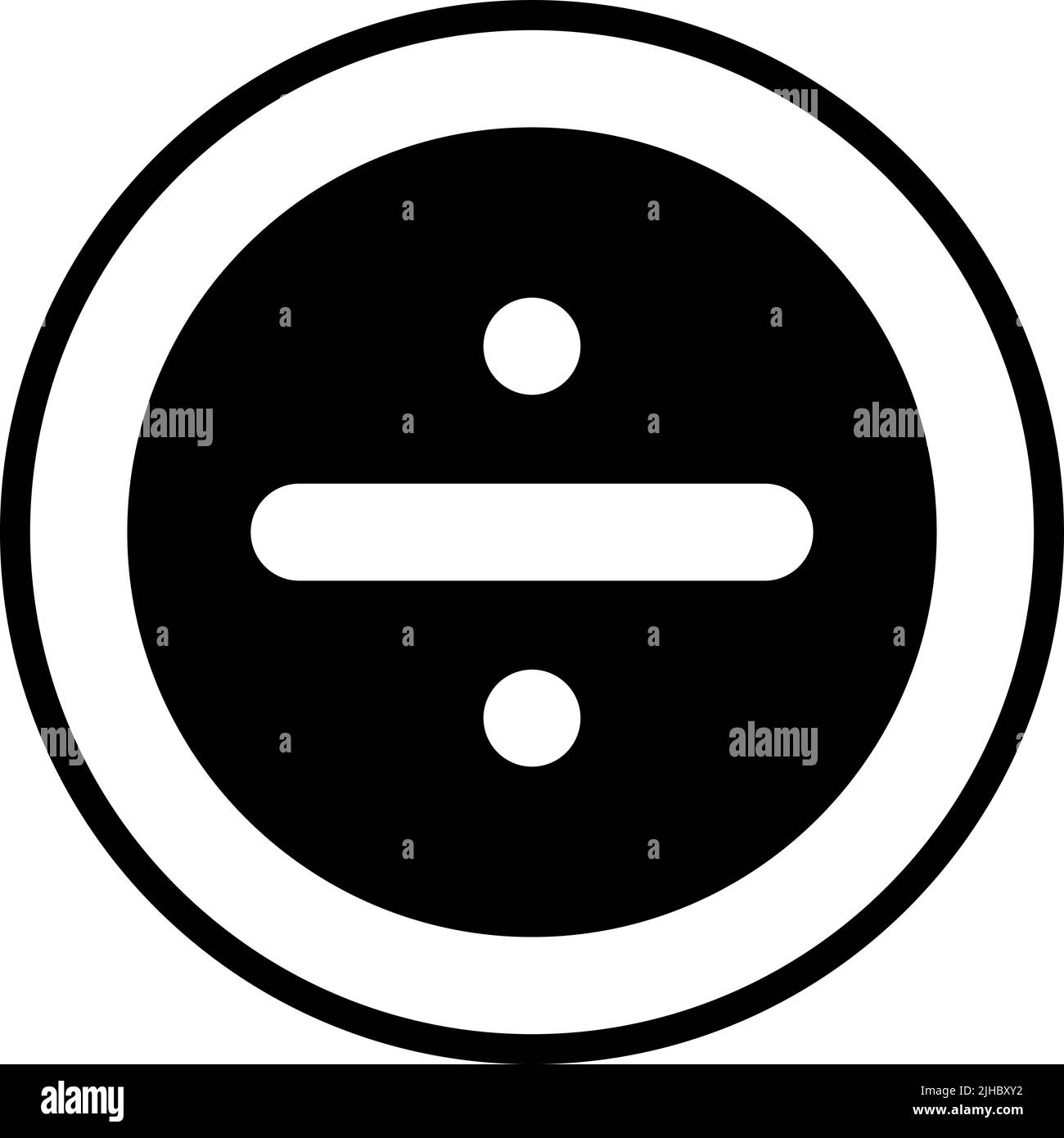 Divisione di controllo UI . Illustrazione Vettoriale