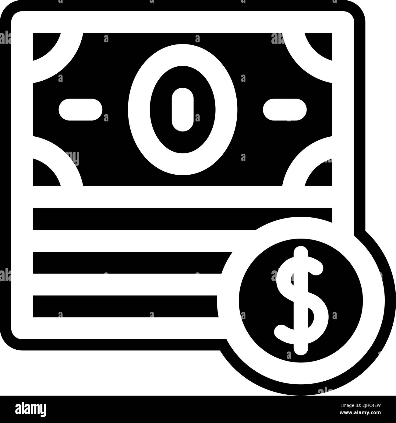 Budget per i creatori di contenuti . Illustrazione Vettoriale