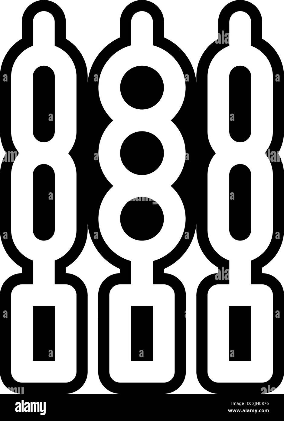 Barbecue alimentare . Illustrazione Vettoriale