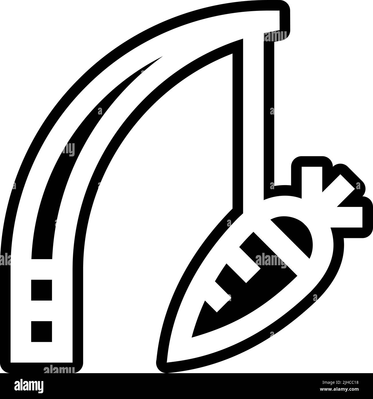 Asta di motivazione . Illustrazione Vettoriale