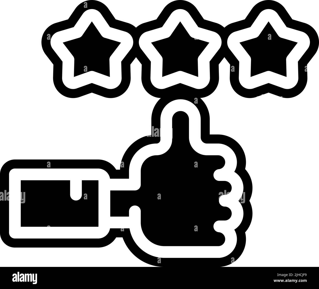 Valutazione pubblicitaria . Illustrazione Vettoriale