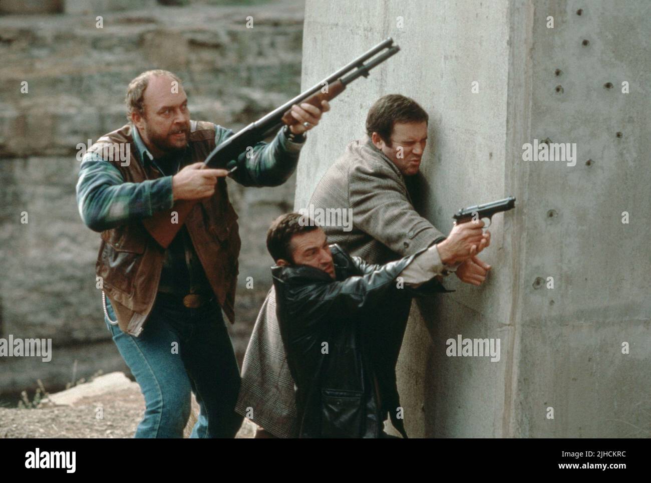 JOHN ASHTON, Robert De Niro, CHARLES GRODIN, mezzanotte eseguire, 1988 Foto Stock