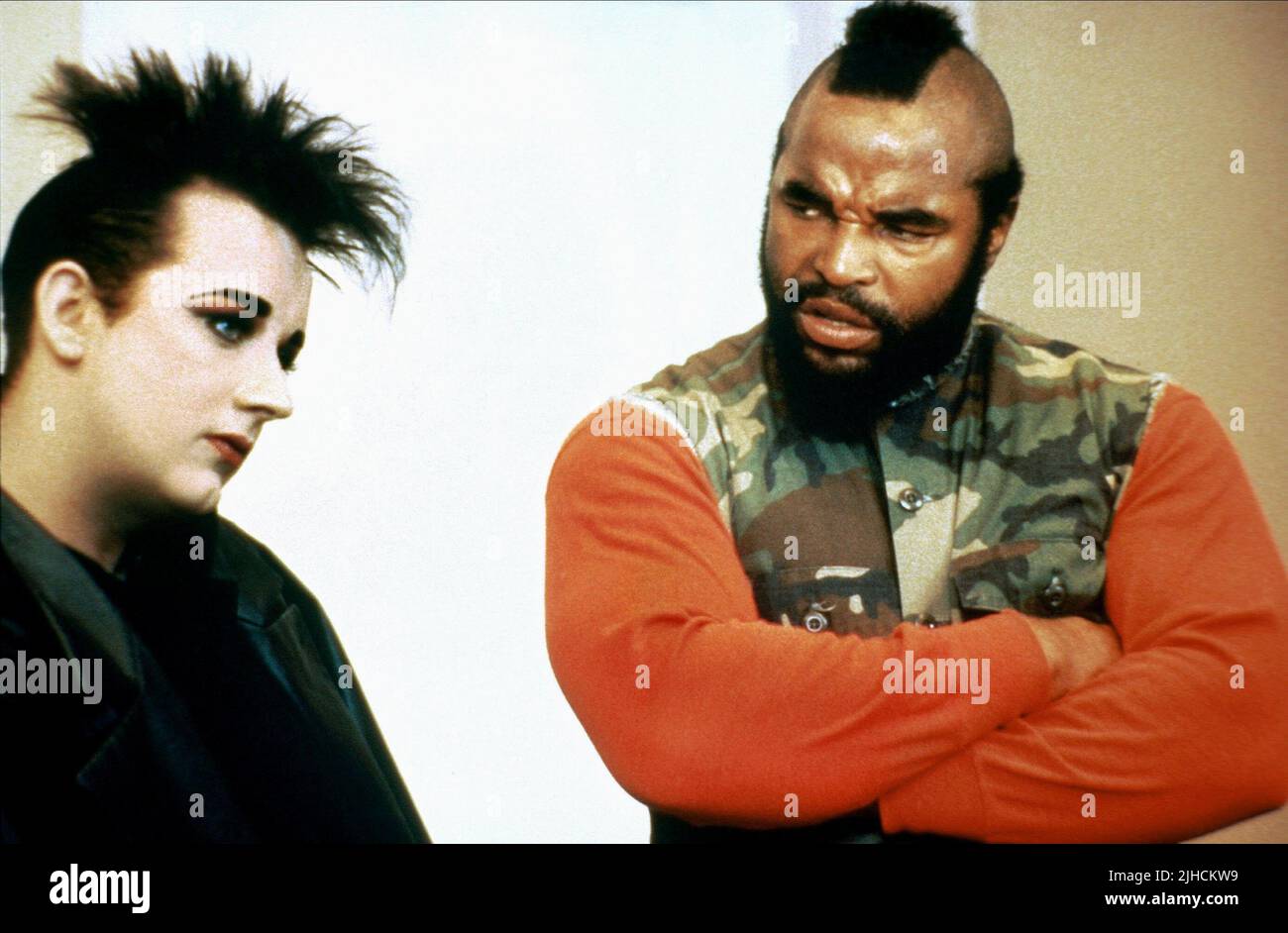 BOY GEORGE, il sig. T (LAWRENCE TUREAUD ), l'A-TEAM, 1986 Foto Stock