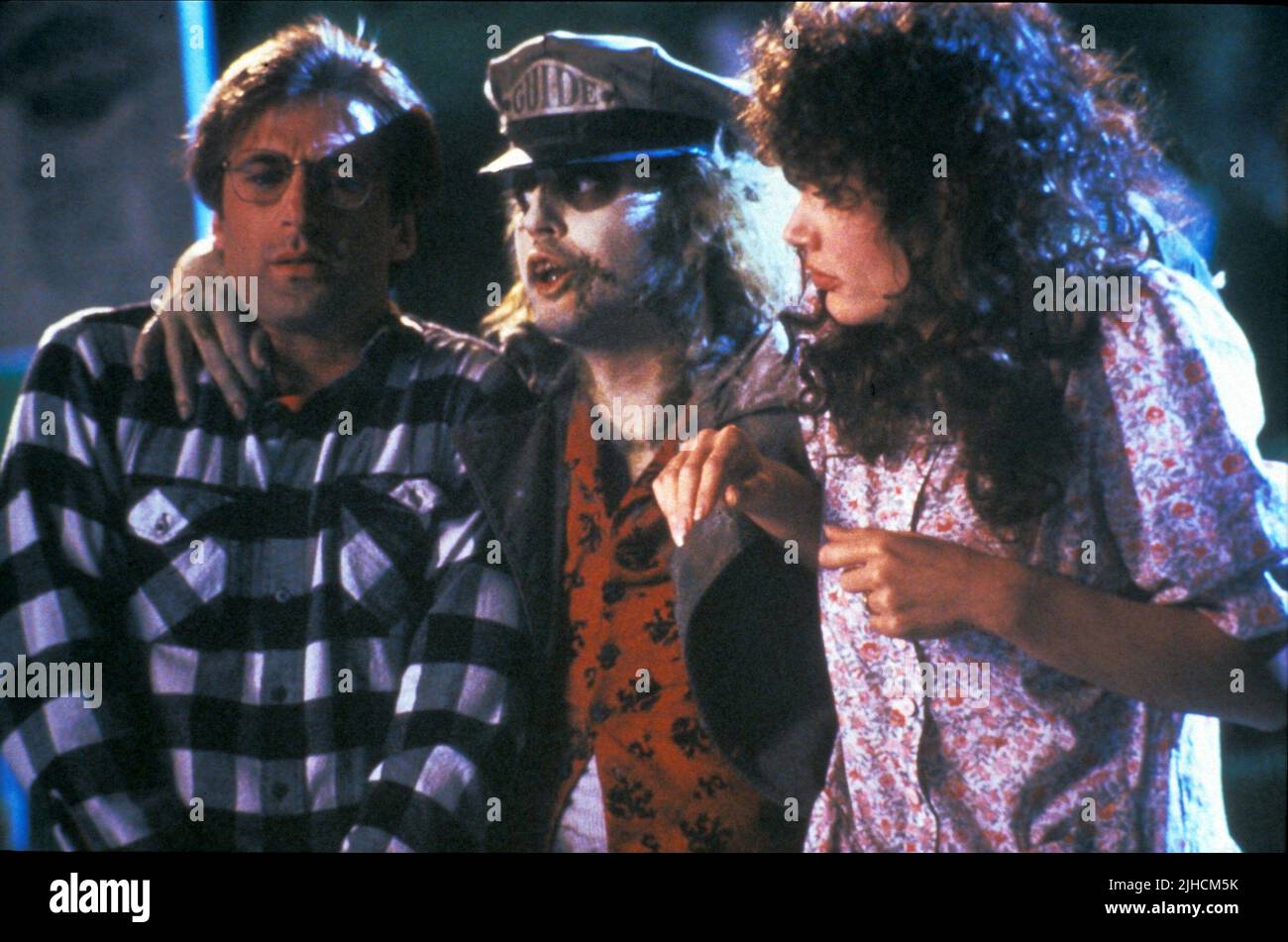ALEC BALDWIN, Michael Keaton, geena Pagina DAVIS, BEETLEJUICE, 1988 Foto Stock