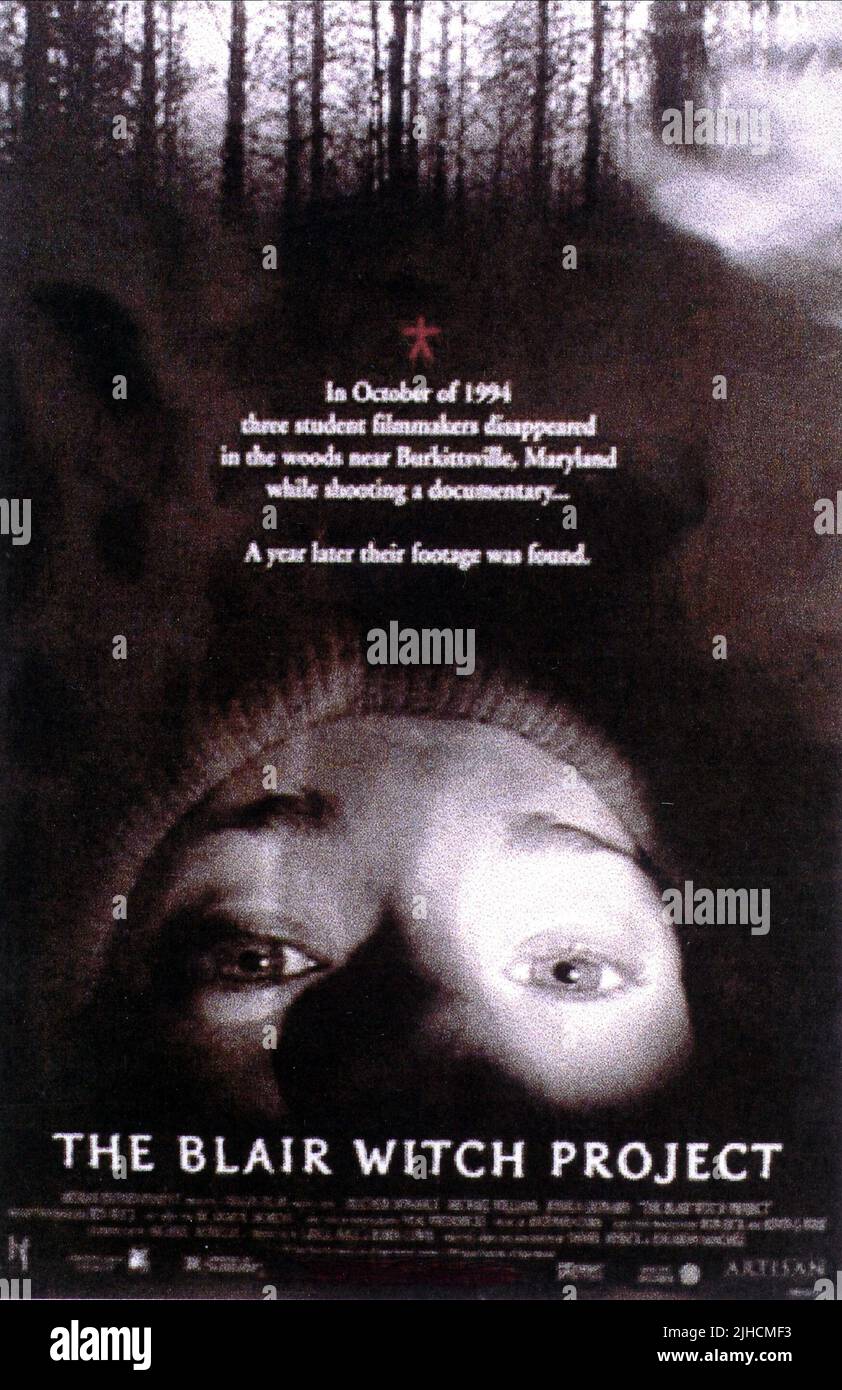 HEATHER DONAHUE POSTER di Blair Witch Project, 1999 Foto Stock